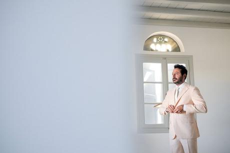 Summer Wedding Blue Details Tinos