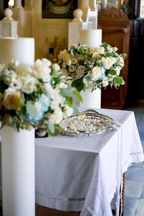 Summer Wedding Blue Details Tinos