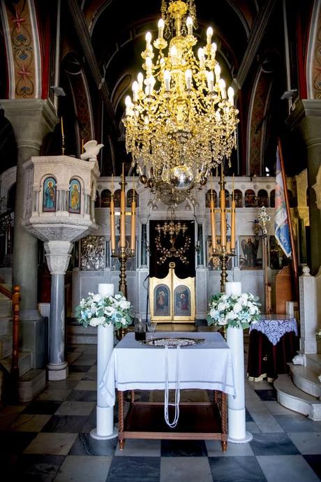 Summer Wedding Blue Details Tinos