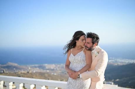 Summer Wedding Blue Details Tinos