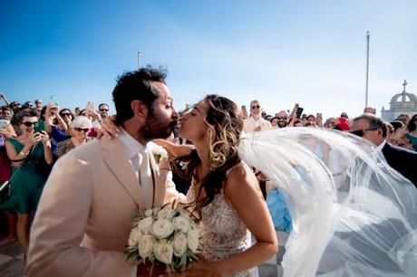 Summer Wedding Blue Details Tinos