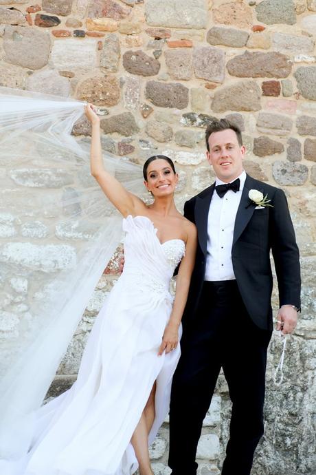 Timeless Destination Wedding Lesvos Overlooking Aegean
