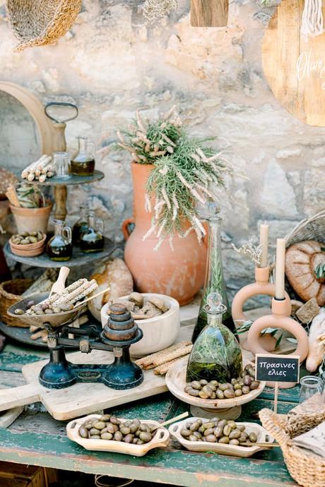 Summer Wedding Chania Chamomile Rustic Details