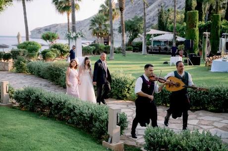 Summer Wedding At Columbia Beach Resort Overlooking Pissouri Bay