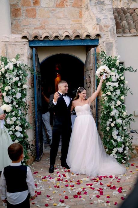 Summer Wedding At Columbia Beach Resort Overlooking Pissouri Bay