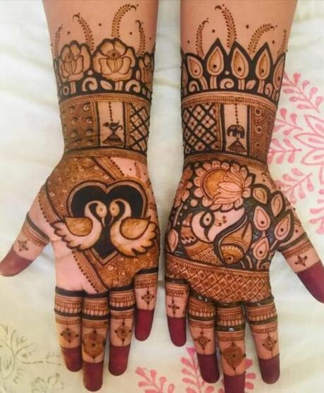 60+Easy front hand simple mehndi design: Latest mehndi Design 2025 Front Hand Peacock Mehndi Design