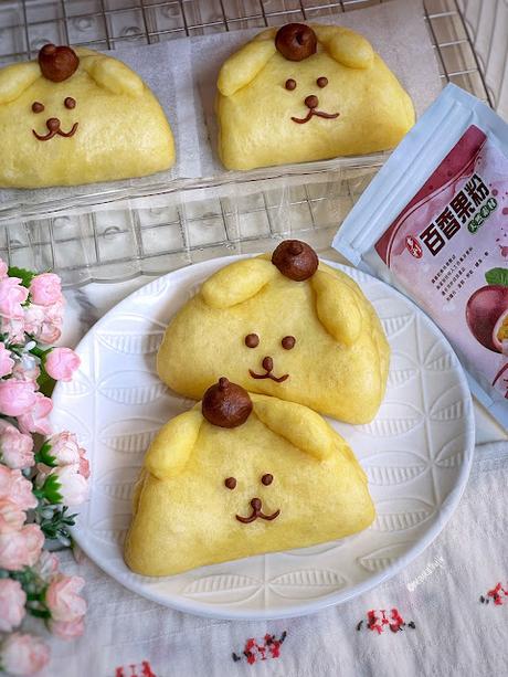 百香果布丁狗刈包 百香果布丁狗刈包