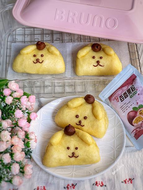 百香果布丁狗刈包 百香果布丁狗刈包