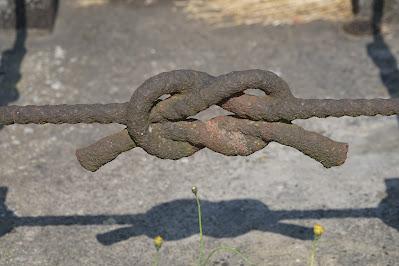 Mysterious metalwork quiz: answers A short length of metal railing, with a metalwork knot in the centre