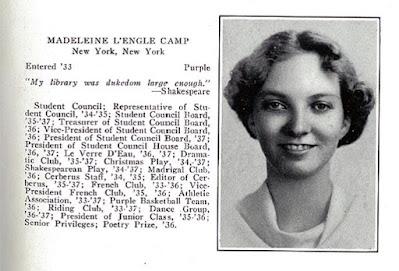 Madeleine L'Engle: A New Interest in a familiar topic Madeleine L'Engle: A New Interest in a familiar topic