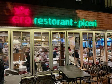 The exterior of Era restaurant in Tirana which is a famous place for trying traditional Albanian food