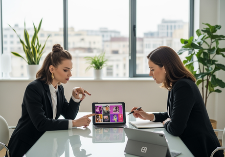 AI and Influence: Two Pillars of Modern Digital Marketing Strategy Influencer collaborating with a brand - best practices for influencer marketing on pinterest