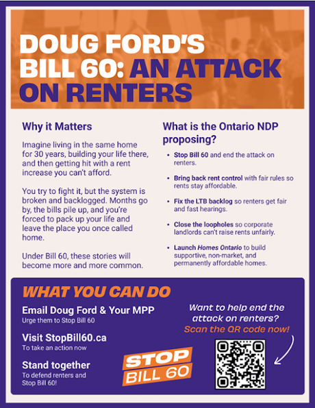 Stop Doug Ford Ontario Bill 60