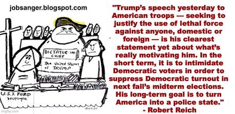 Trump Is Creating An Authoritarian Police State