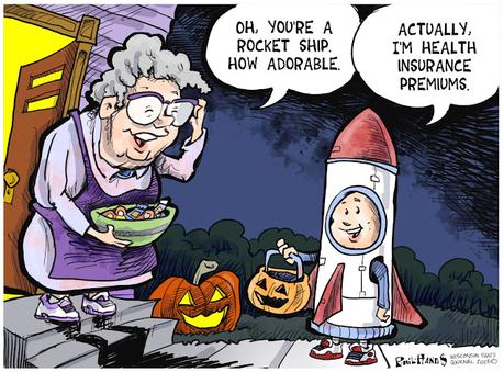 Health Insurance Premiums As A Halloween Costume