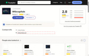 MTB Capitals Review Mtbcapitals Trustpilot reviews
