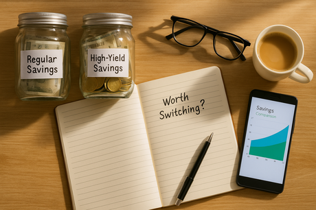 high-yield vs regular savings actually worth switching high-yield vs regular savings actually worth switching
