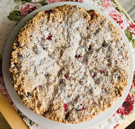 Amish Cranberry Cake with a Butter Sauce