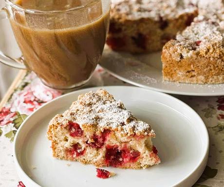 Amish Cranberry Cake with a Butter Sauce