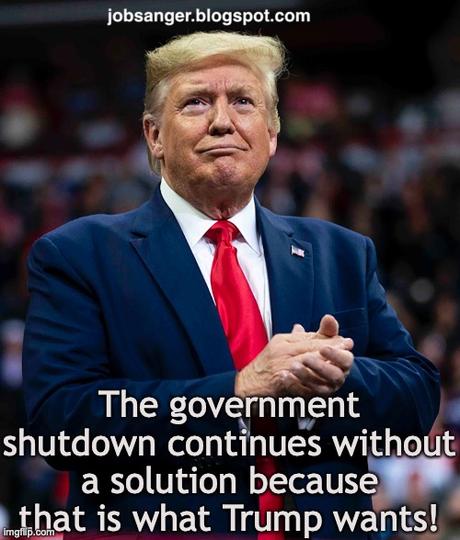 The Government Shutdown Continues (Because That Is What Trump Wants)