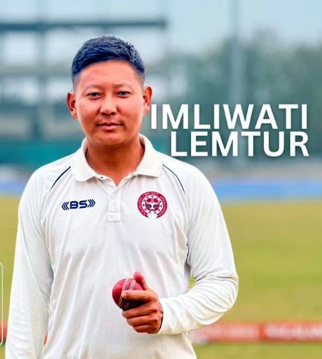 A cricketer by name Imliwati Lemtur playing for Nagaland !! A cricketer by name Imliwati Lemtur playing for Nagaland !!