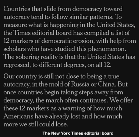 Trump Is Trying All 12 Markers Of An Authoritarian