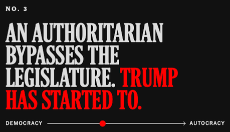 Trump Is Trying All 12 Markers Of An Authoritarian