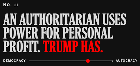 Trump Is Trying All 12 Markers Of An Authoritarian