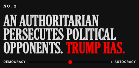 Trump Is Trying All 12 Markers Of An Authoritarian