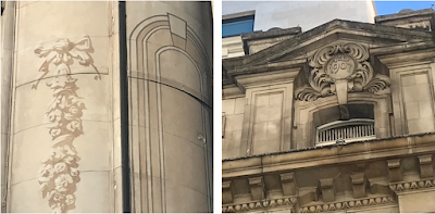 Edwardian era architectural trompe l'oeil at 386 Oxford Street – linen, jewellery or furs?