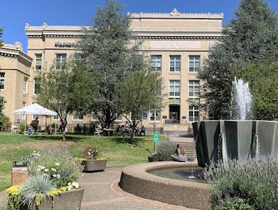 A TUESDAY IN PORTLAND, OREGON - THE OHSU FARMERS MARKET AND ELK ROCK GARDEN Guest Post by Caroline Hatton