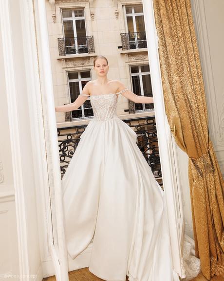 wona concept top wedding dresses lace top skirt