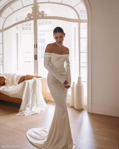 wona concept top wedding dresses simple with long sleeves