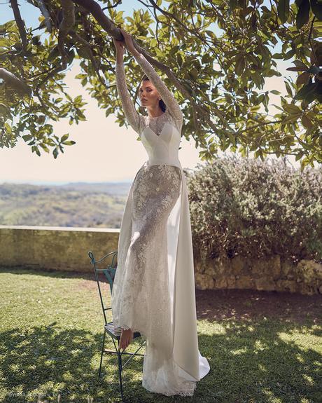 wona concept top wedding dresses with long sleeves modest lace corset graal