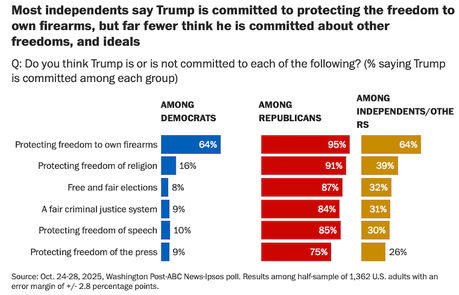Public Doesn't Think Trump Is Committed To Protecting Rights And Freedoms