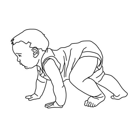 Crawling with Style: Understanding Asymmetrical Crawling and Its Implications Baby bear crawl