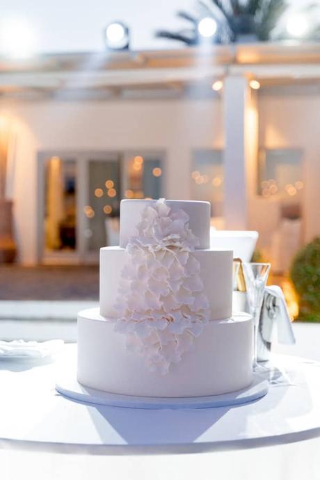 Romantic Destination Wedding Athens White Florals