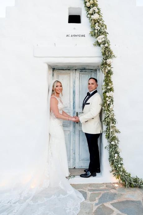 Romantic Destination Wedding Athens White Florals