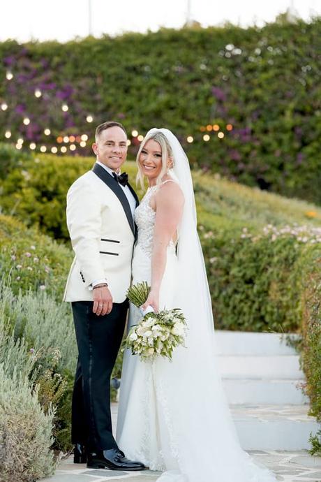 Romantic Destination Wedding Athens White Florals
