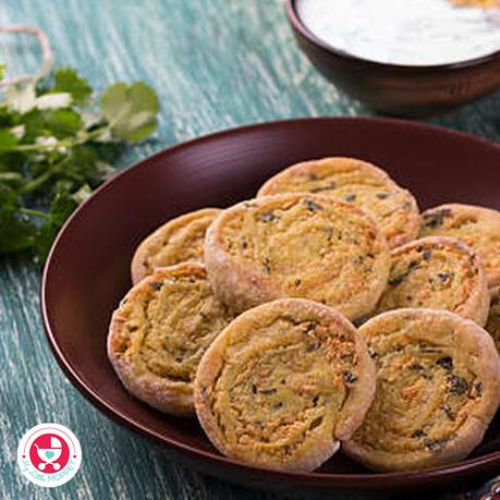 Looking for a way to sneak in whole grains without a fuss? Fun and nutritious Ragi Spin Wheel recipe for kids made which is perfect for toddlers. 