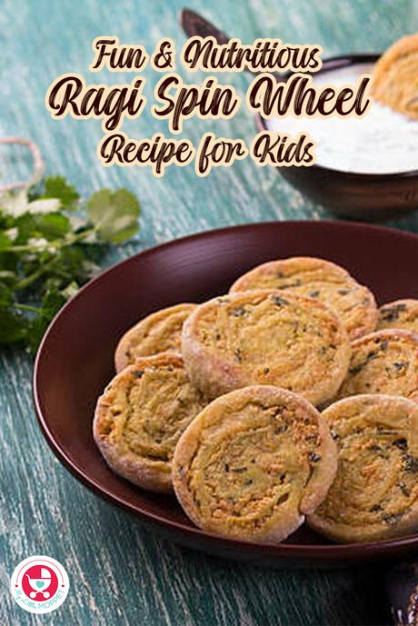 Looking for a way to sneak in whole grains without a fuss? Fun and nutritious Ragi Spin Wheel recipe for kids made which is perfect for toddlers. 