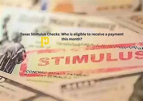Inflation Relief Stimulus Checks Texas