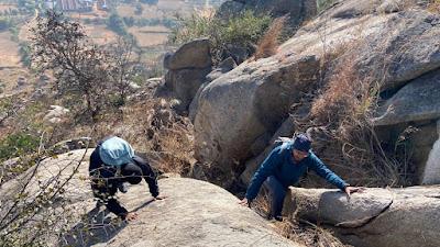 You have to draw your own path at Hiregundagal betta trek