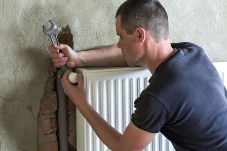How to remove an airlock from a gravity-fed heating system
