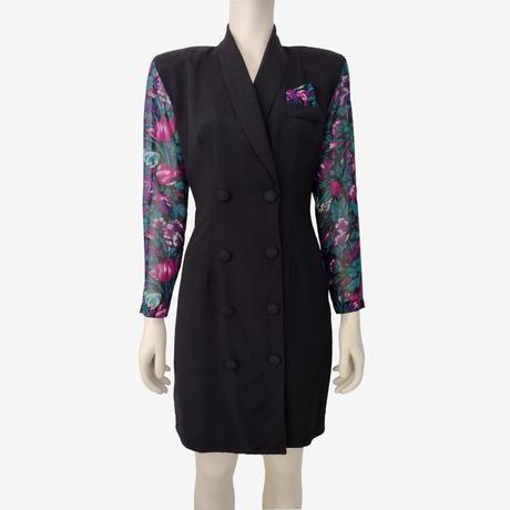 casual dress with blazer
