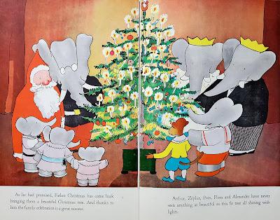 HAPPY HOLIDAYS: Celebrating with BABAR AND FATHER CHRISTMAS HAPPY HOLIDAYS: Celebrating with BABAR AND FATHER CHRISTMAS