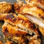 juicy slices of chipotle chicken thighs