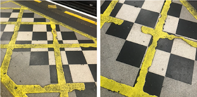 Patchwork platforms and utter filth on the London Underground