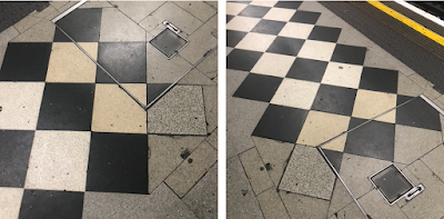 Patchwork platforms and utter filth on the London Underground