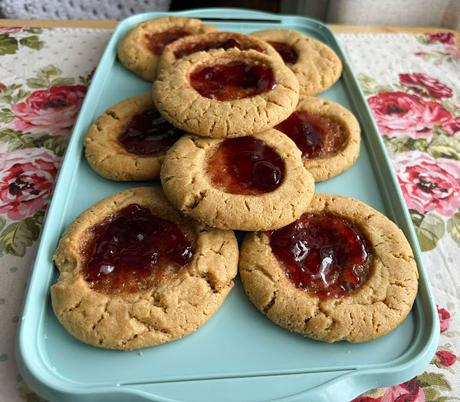 Peanut Butter & Jam Cookies